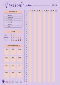 FREE Cycle Compass Period Tracker Digital and Printable