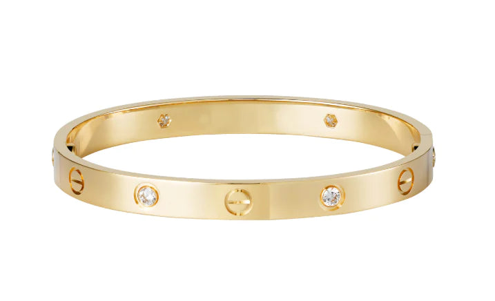 Classic Love Bracelet – Titanium Steel with Rose Gold Finish