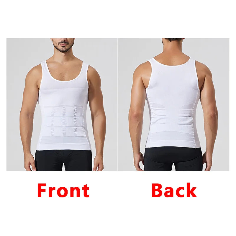 Men Body Shaper Slimming Compression Vest Undershirt Seamless Waist Trainer Shape wear
