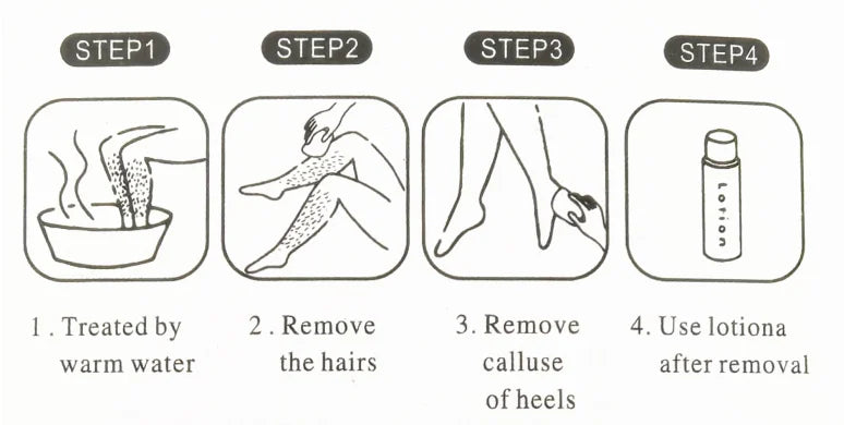 New Crystal Hair Epilator ,Safe (blade less )Easy Cleaning & Reusable