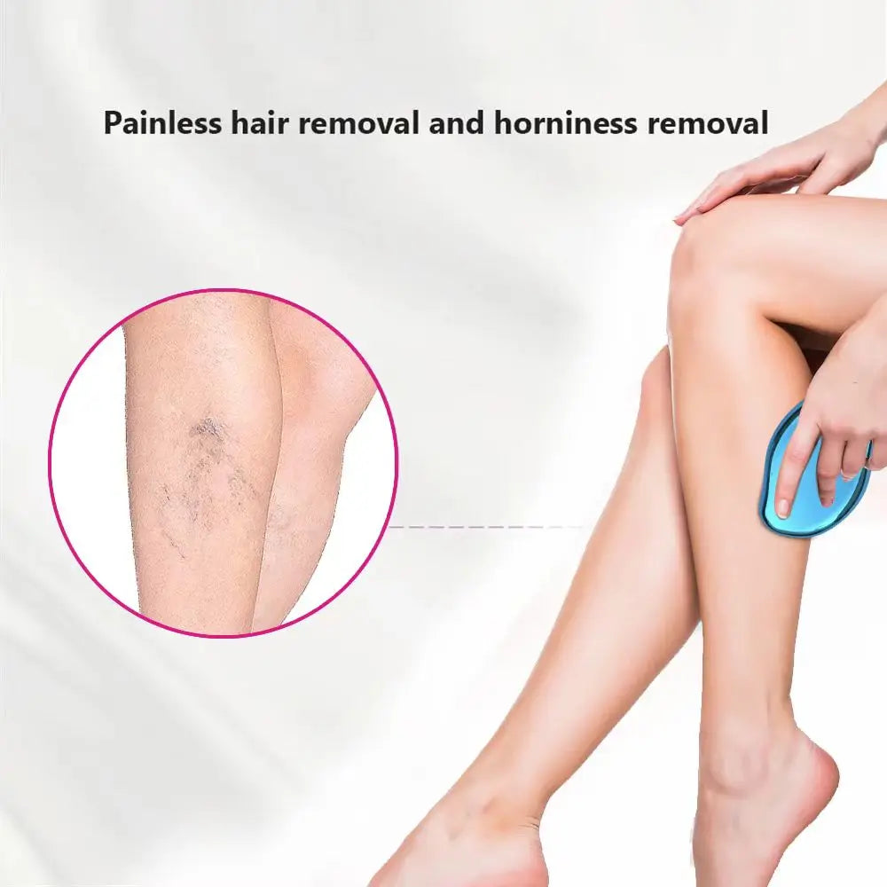 New Crystal Hair Epilator ,Safe (blade less )Easy Cleaning & Reusable