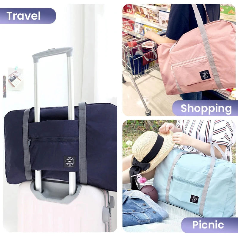Multipurpose Luxury Travel Duffel Bag (Carry on Bag ),foldable,Lightweight, Large Capacity