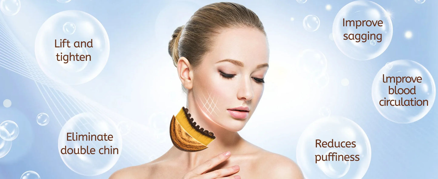 Lymphatic Contour Face Brush, Lymphatic Drainage Massager for Face,Ergonomically Designed to Fit The Skin Precisely and Reli