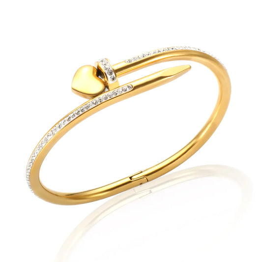 Cross-Border Love Bracelet for Women with Rose Gold Accents