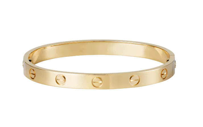 Classic Love Bracelet – Titanium Steel with Rose Gold Finish